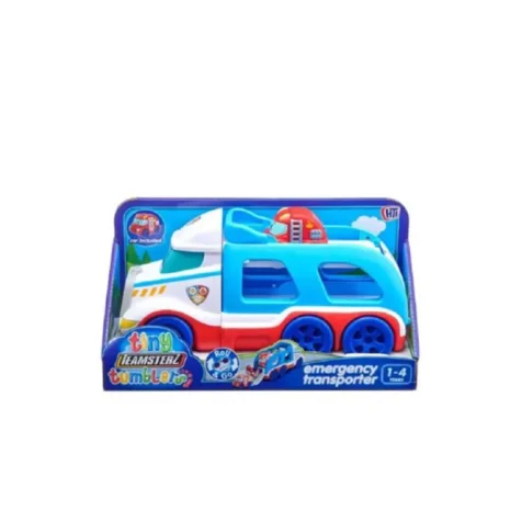 HTI Toys-Teamsterz Tiny Tumblers Emergency Transporter With Car