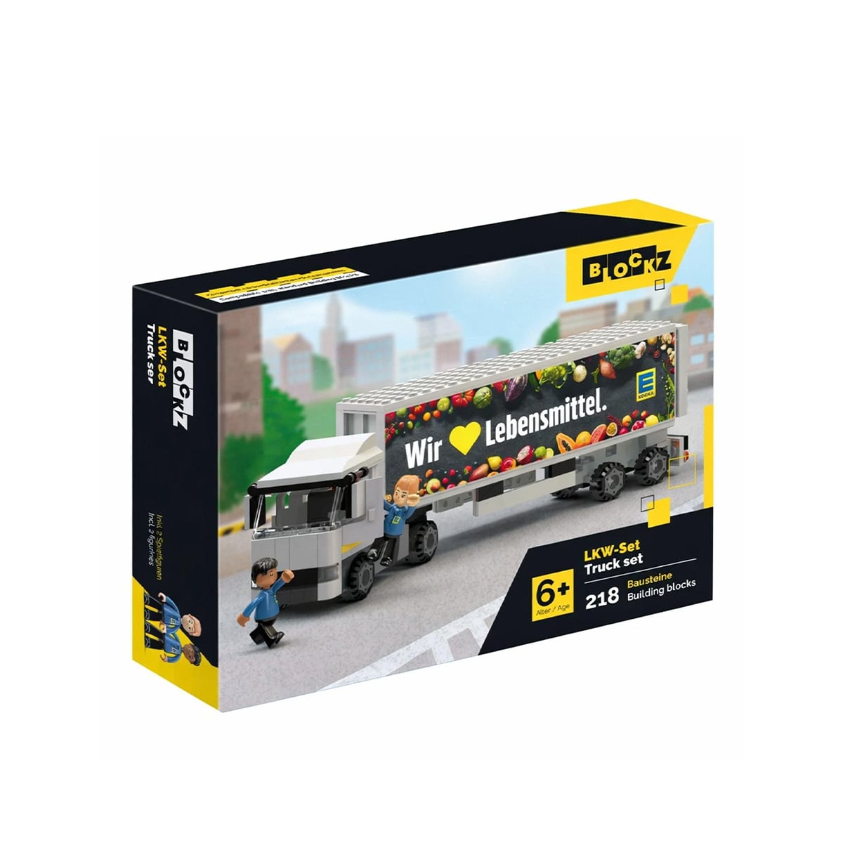 კუბიკების ნაკრები 218 ერთეული Truck Set Blockz