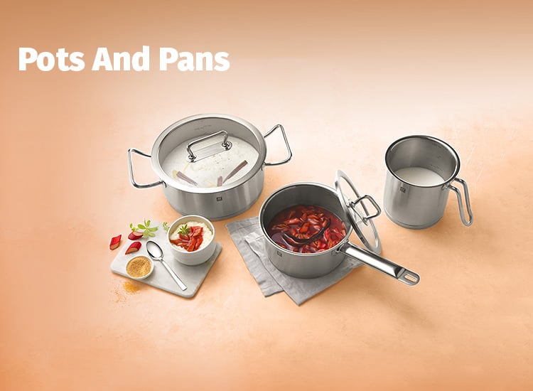 ქვაბები ტაფები Pots and Pans