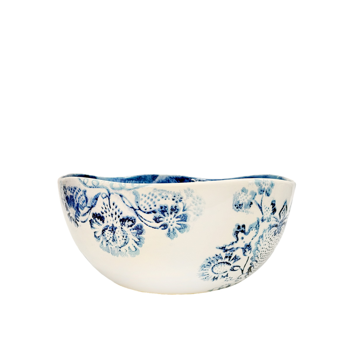 ფიალა ლურჯი ორნამენტებით 30 სმ Ceramiche Fabbro - Image 2