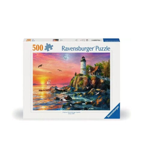 ფაზლი 500 ნაწილით Lighthouse at Sunset Ravensburger