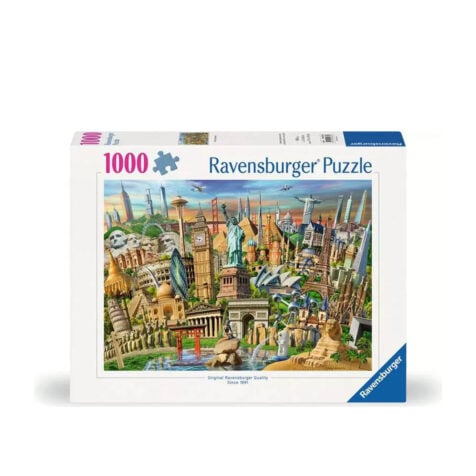 ფაზლი 1 000 ნაწილით World Landmarks Ravensburger
