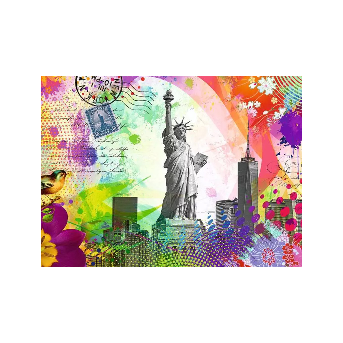 ფაზლი 500 ნაწილით New York Postcard Ravensburger - Image 2