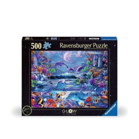 ფაზლი 500 ნაწილით სიბნელეში მანათობელი Moonlit Magic Ravensburger
