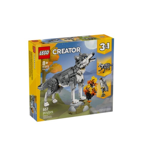 31393 Lego-Creator Forest Animals: Gray Wolf 657 Pieces