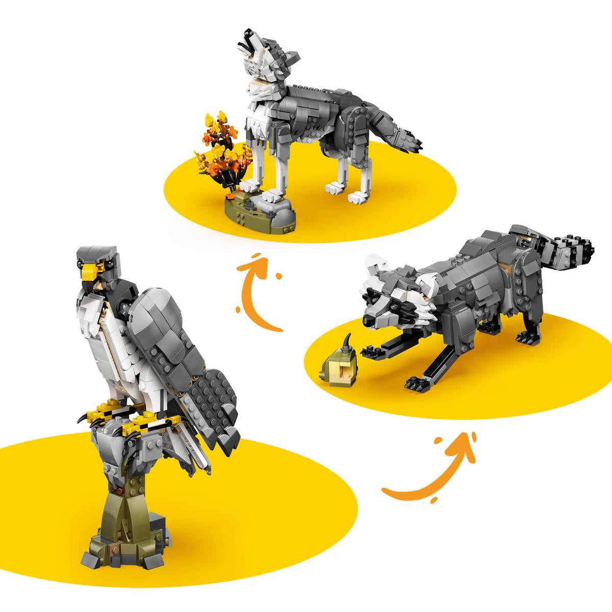 31393 Lego-Creator Forest Animals: Gray Wolf 657 Pieces - Image 8