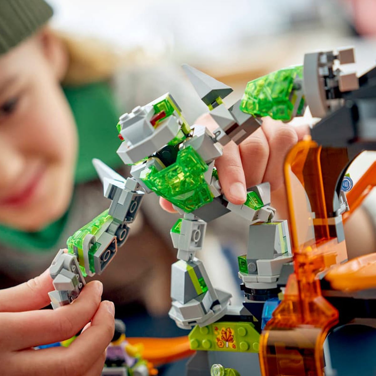 კუბიკების ნაკრები 1165 ნაწილი Lava Land Roller Coaster Park City Lego 60501 - Image 5