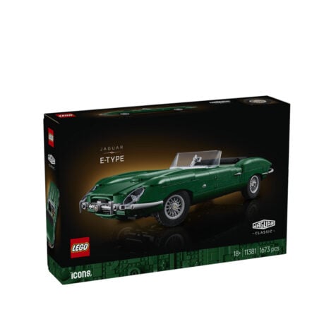 კუბიკების ნაკრები 1673 ნაწილი Jaguar E-Type Icons Lego 11381
