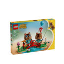კუბიკების ნაკრები 513 ნაწილი Timmy & Tommy's Fun Day Out Animal Crossing™ Lego 77059