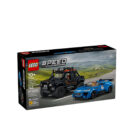 კუბიკების ნაკრები 740 ნაწილი Jaguar Project 7 & Land Rover Defender Speed Champions Lego 77264