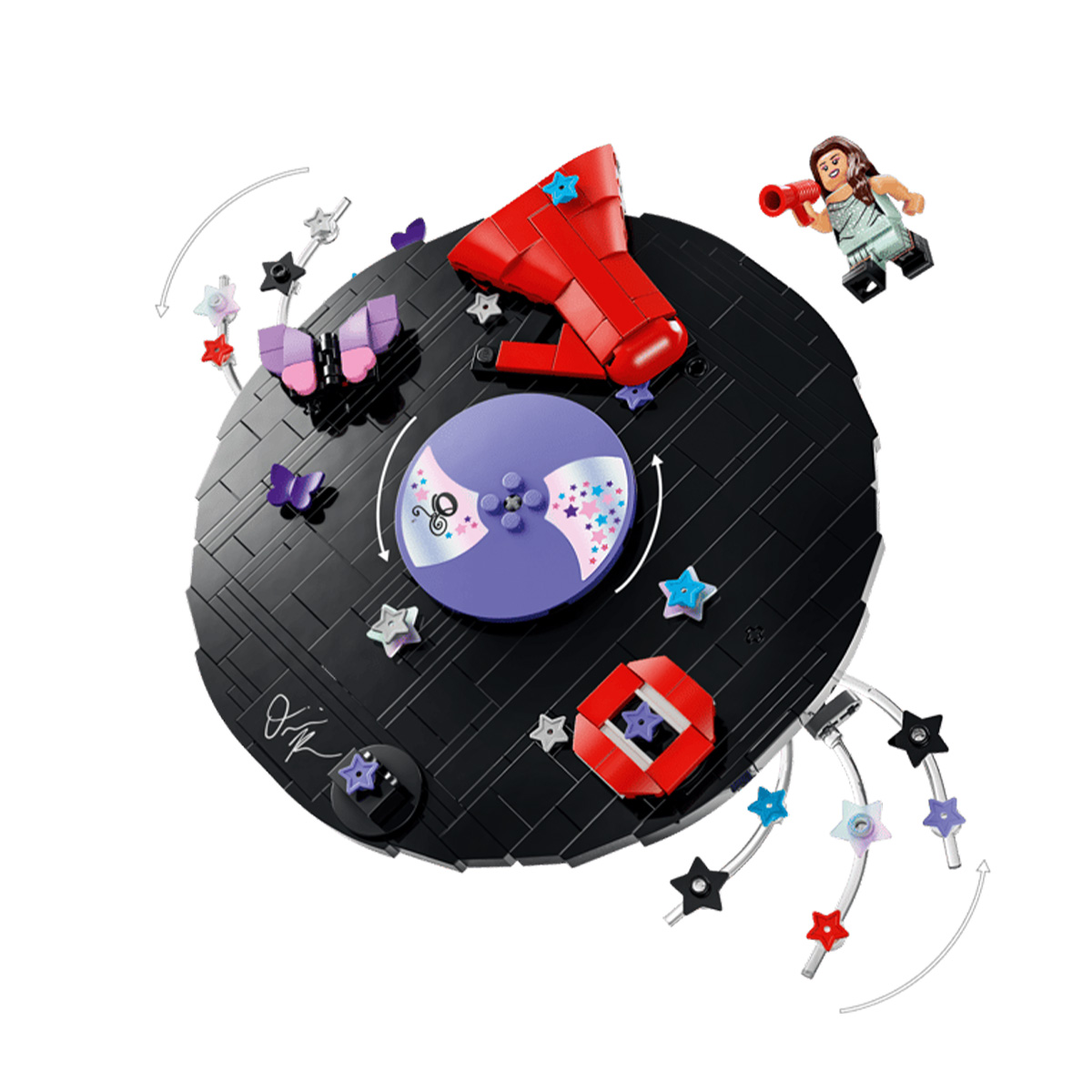 კუბიკების ნაკრები 360 ნაწილი Olivia Rodrigo's Vinyl Editions Lego 43028 - Image 5