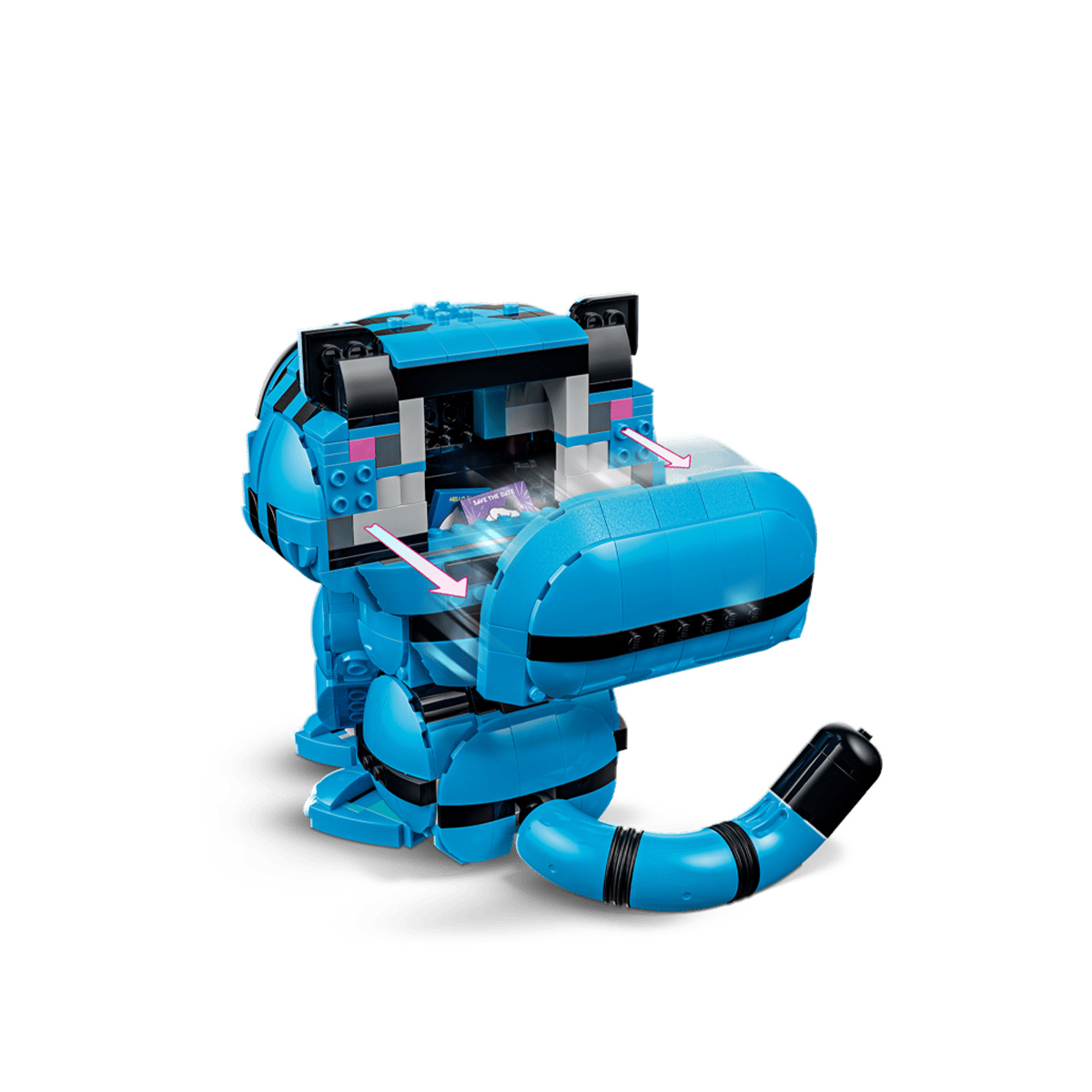 კუბიკების ნაკრები 825 ნაწილი Derpy Tiger and Sussie Bird KPop Demon Hunters™ Lego 72537 - Image 4