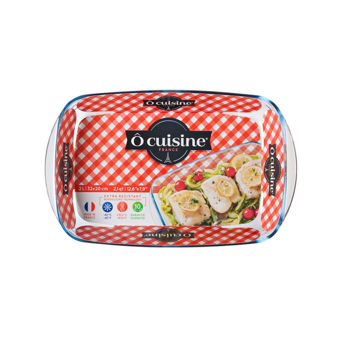 Pyrex Ôcuisine® Glass Rectangular Roaster 32x20 CM - Image 3