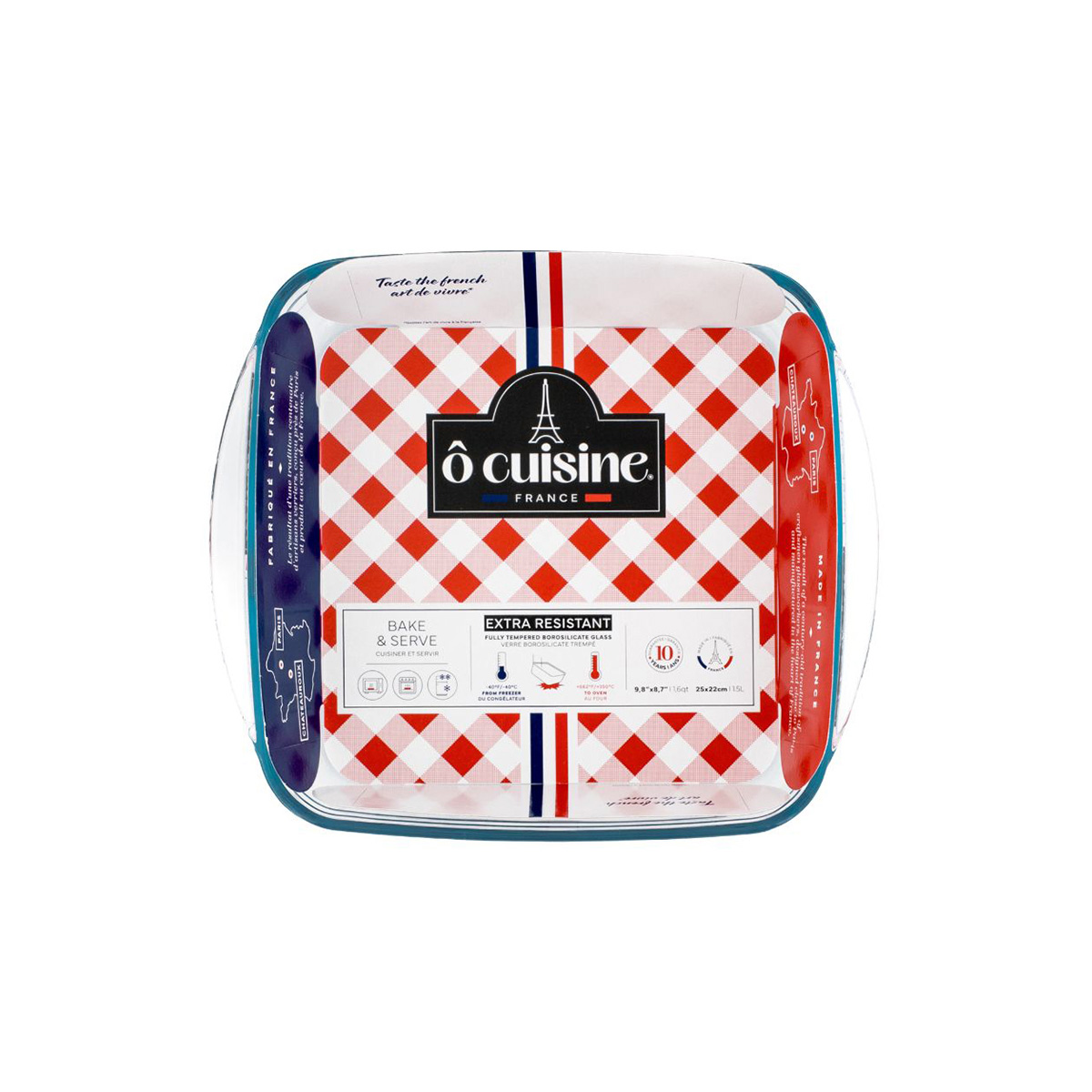 საცხობი ფორმა მინის 25x22 სმ Ôcuisine® Pyrex - Image 3
