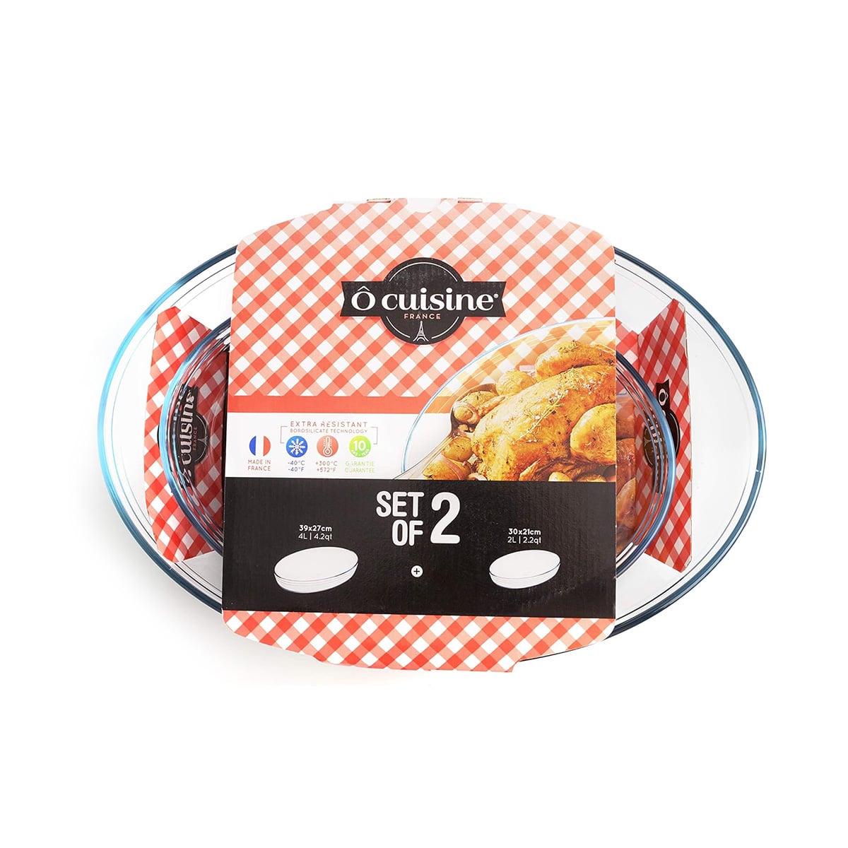 საცხობი ფორმების ნაკრები 1x2 Ôcuisine® Pyrex - Image 3