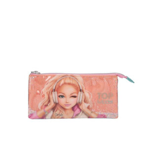 TOP Model-Music Triple Pencil Case 22x11 CM