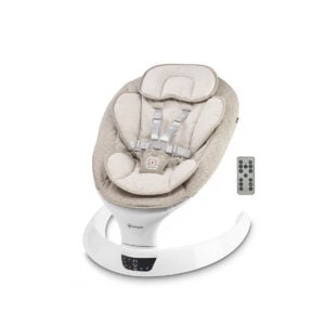 საბავშვო ელექტრო სარწეველა Beige Electric Bouncer Swing BabyGo