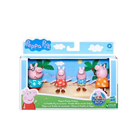 სათამაშო ნაკრები Peppa-ს ოჯახი Peppa's Family Rain Set Hasbro