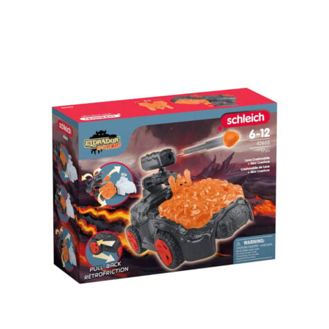 მანქანა აქსესუარით და ფიგურით Lava Crashmobile Eldrador Schleich