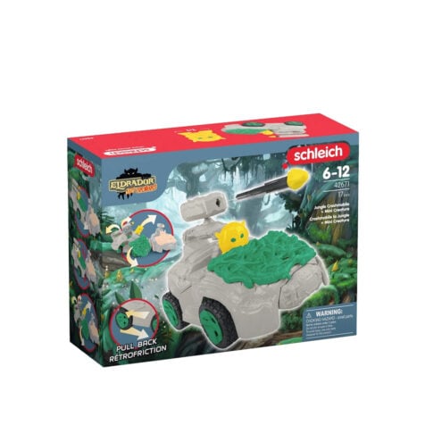 მანქანა აქსესუარით და ფიგურით Jungle Crashmobile Eldrador Schleich
