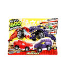 წელვადი სათამაშო მანქანები Brawlin Blazagon VS Treadz Shredz Versus Smash Pack  Heroes of Goo Jit Zu Mobiles Moose Toys