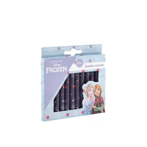ფერადი ფანქრები 1x12 Jumbo Crayons Frozen Grafix