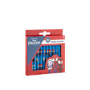 ფერადი ფანქრები 1x12 Jumbo Crayons Grafix