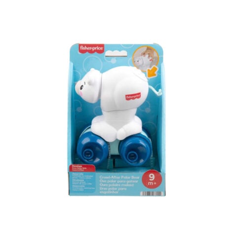 სათამაშო პოლარული დათვი Crawl-After Polar Bear Fisher-Price