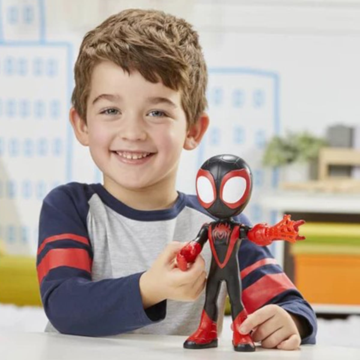 Hasbro Spidey And His Amazing Friends Miles Morales Figure With Accessoy 23 CM - Image 8