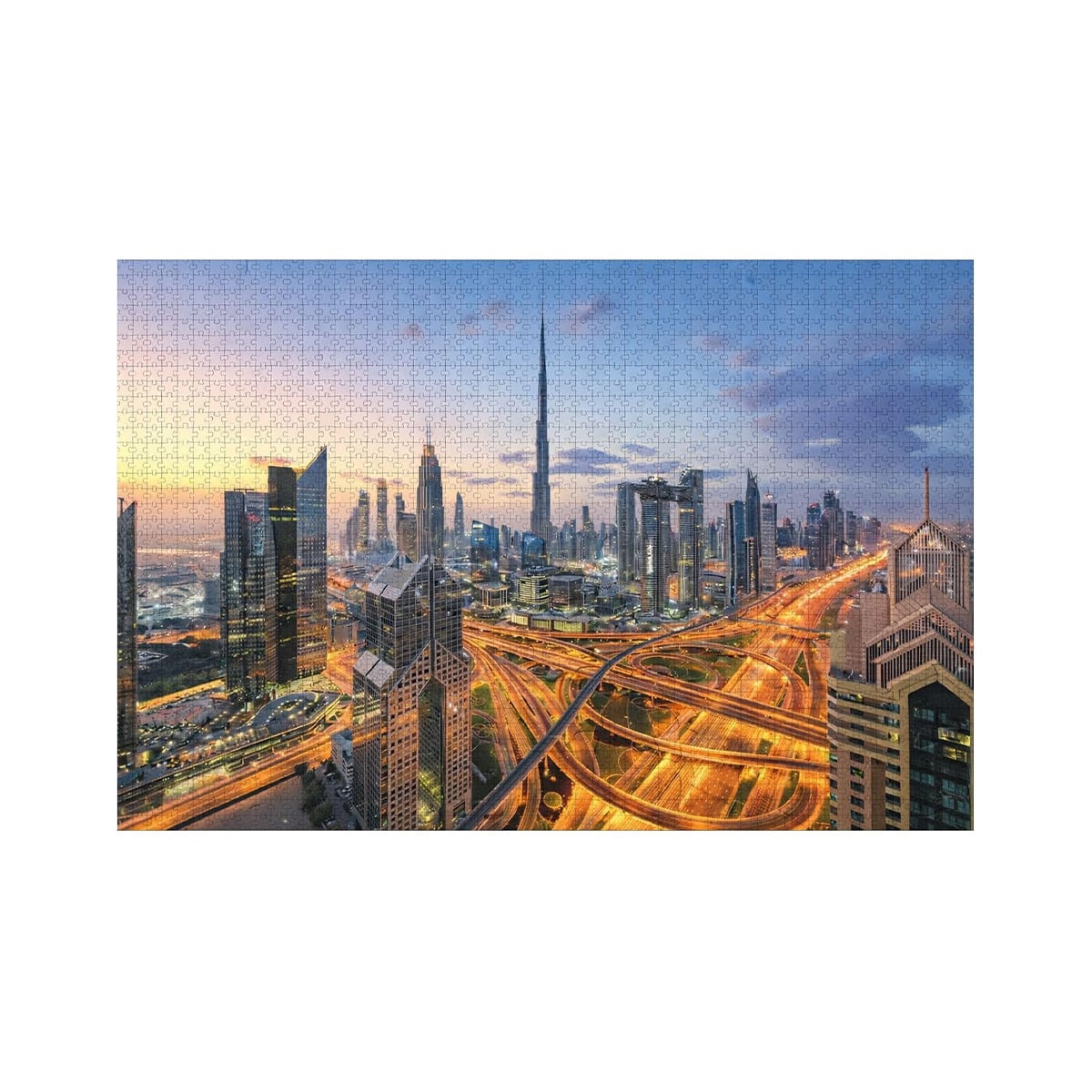 ფაზლი 1000 ნაწილით Dubai Skyline Ravensburger - Image 2