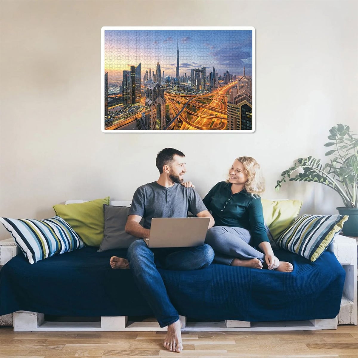 ფაზლი 1000 ნაწილით Dubai Skyline Ravensburger - Image 3