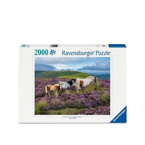 ფაზლი 2000 ნაწილით Wild Horses in the Heather Ravensburger