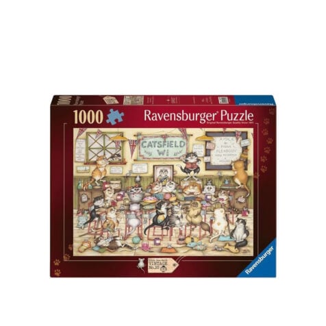 ფაზლი 1000 ნაწილით Crazy Cats No 21 at the WI Ravensburger