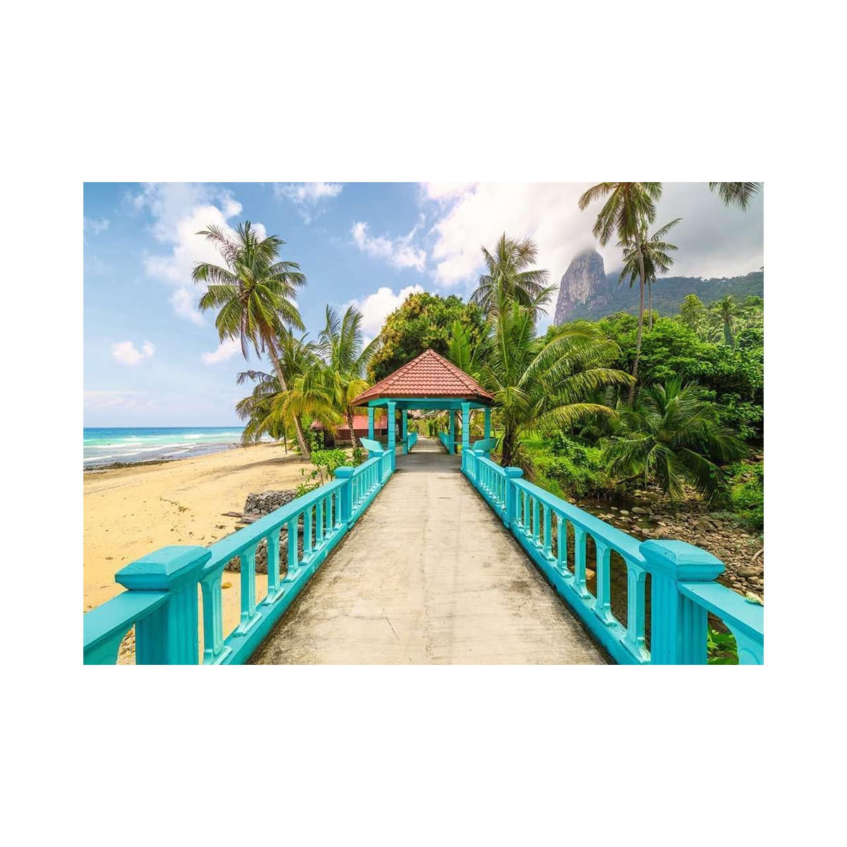 ფაზლი 1000 ნაწილით Colorful Bridge in Malaysia Ravensburger - Image 2