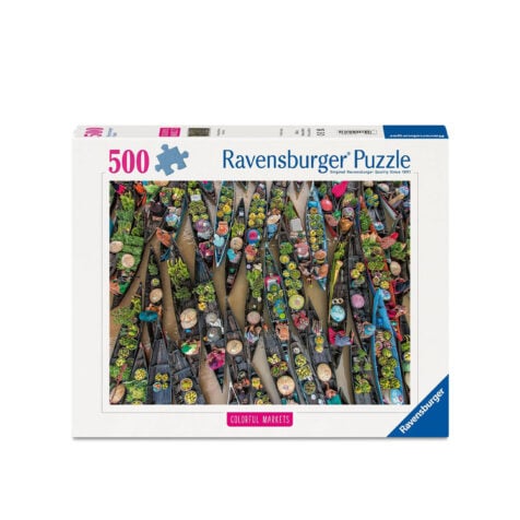 ფაზლი 500 ნაწილით Floating Market Indonesia Ravensburger