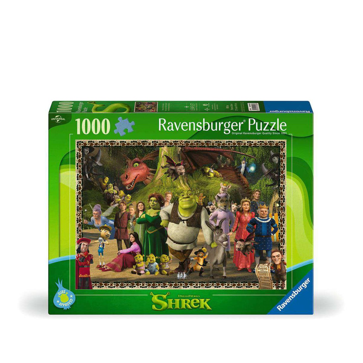 ფაზლი 1000 ნაწილით Shrek Ravensburger