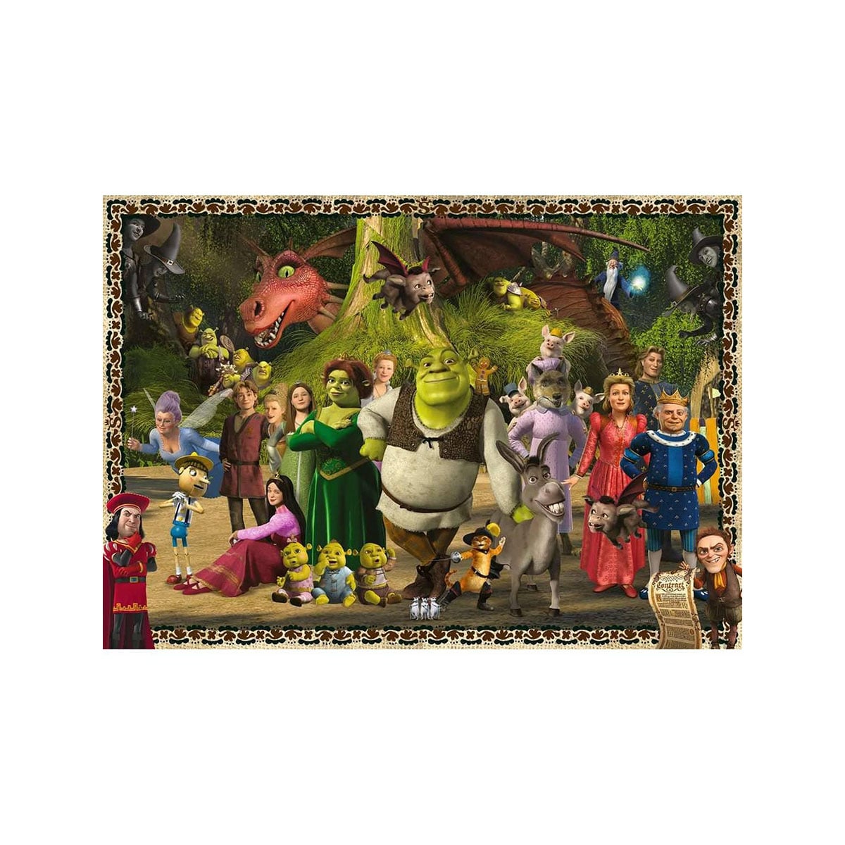 ფაზლი 1000 ნაწილით Shrek Ravensburger - Image 2