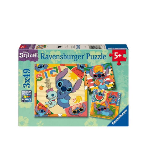 ფაზლი 3x49 ნაწილით Stitch Disney Ravensburger