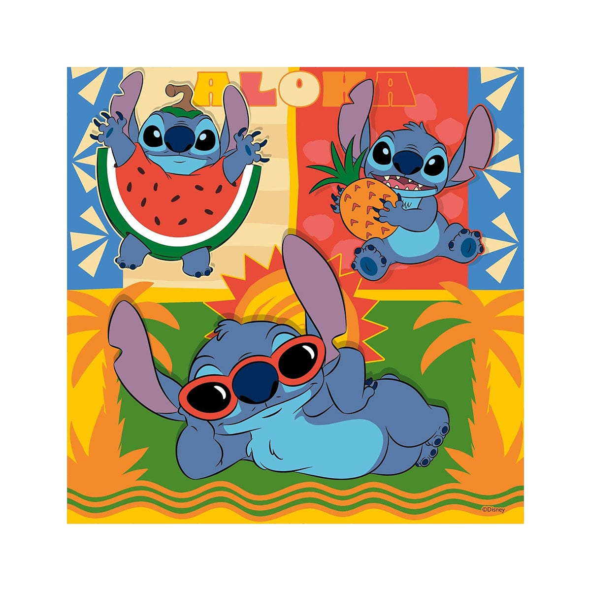 ფაზლი 3x49 ნაწილით Stitch Disney Ravensburger - Image 3