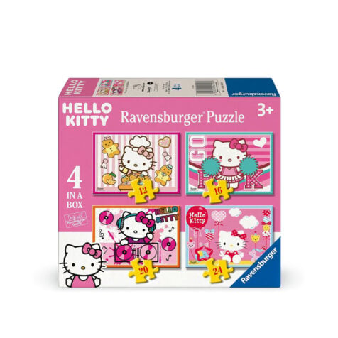 ფაზლი 12-16-20-24 ნაწილით Hello Kitty Ravensburger