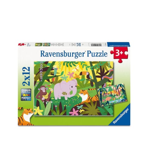ფაზლი 2x12 ნაწილით Friendly Animal Friends Ravensburger