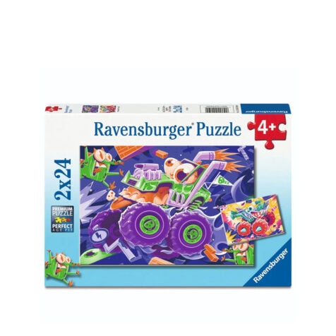 ფაზლი 2x24 ნაწილით Monster Trucks Ravensburger
