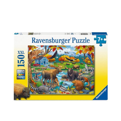 ფაზლი 150 ნაწილით Wildlife Gathering Ravensburger