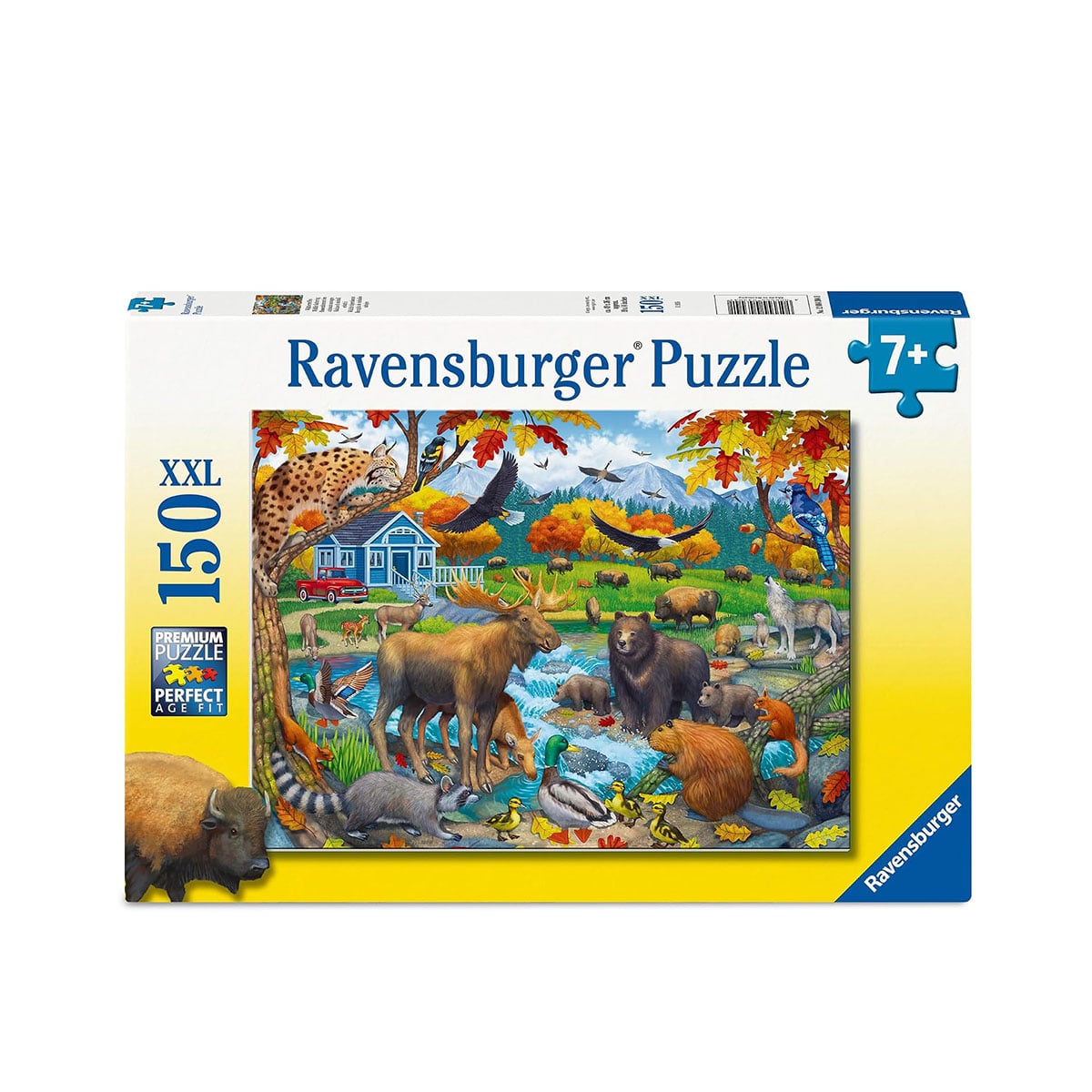 ფაზლი 150 ნაწილით Wildlife Gathering Ravensburger