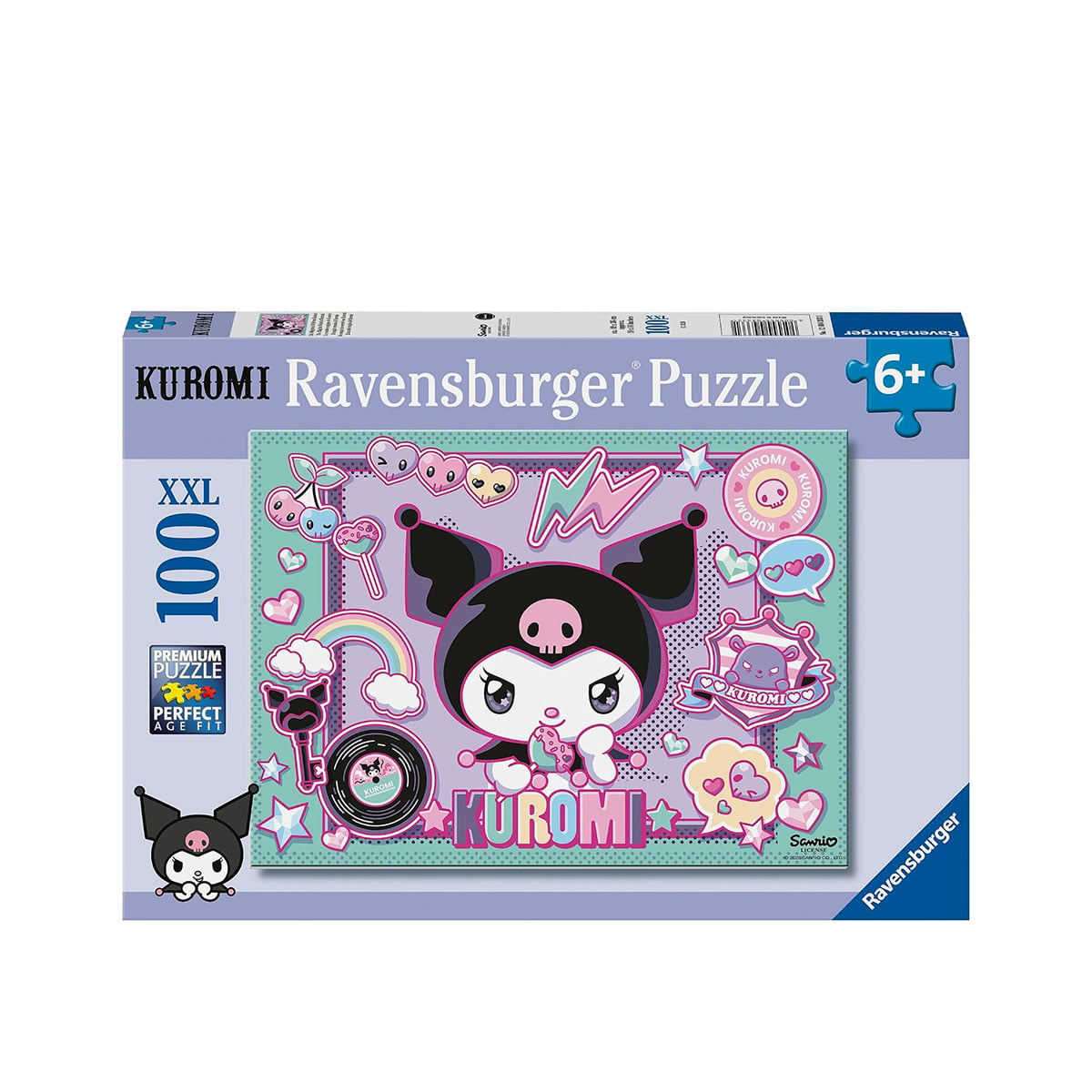 ფაზლი 100 ნაწილით Hello Kitty Kuromi Ravensburger