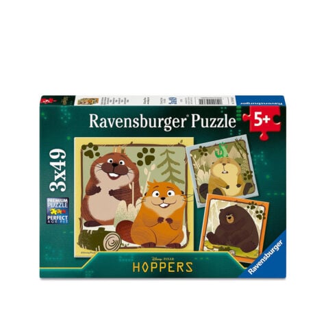 ფაზლი 3x49 ნაწილით Hoppers Pizar Disney Ravensburger