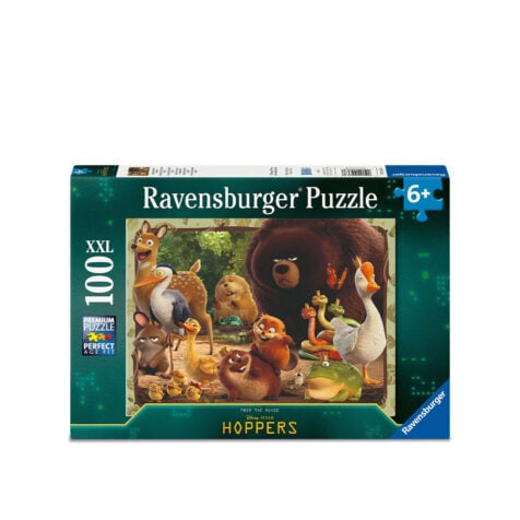 ფაზლი 100 ნაწილით Secrets of the Animal World Hoppers Pixar Disney Ravensburger