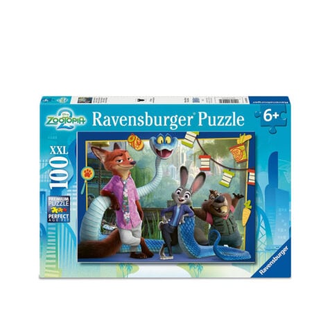 ფაზლი 100 ნაწილით Zoomania 2 - Back in Zootopia Disney Ravensburger