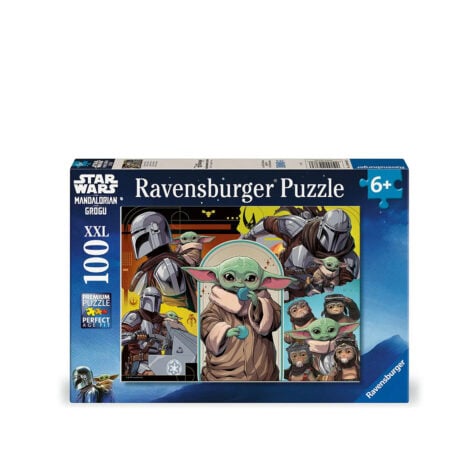 ფაზლი 100 ნაწილით The Mandalorian And Grogu Movie Star Wars Ravensburger