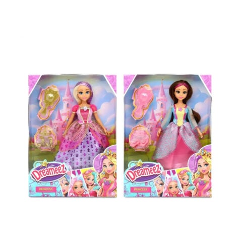 თოჯინა პრინცესა ტანსაცმლის აქსესუარებით Princess Dreameez FunVille